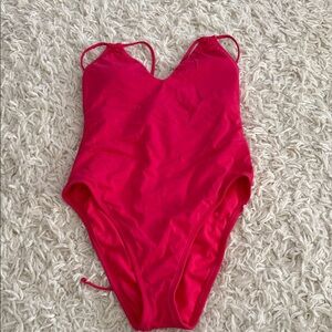 Shade & Shore Women's Pink One Piece Swimsuit